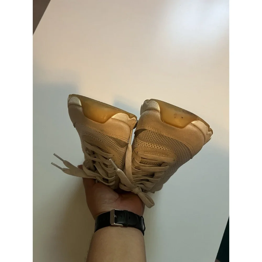 Sorel Kinetic Lite Womens 8 Lace‎ Sneakers Walking Shoes Cream White NL3516-100